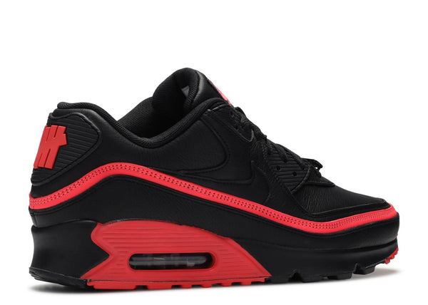 undefeated x nike air max 90 black solar red