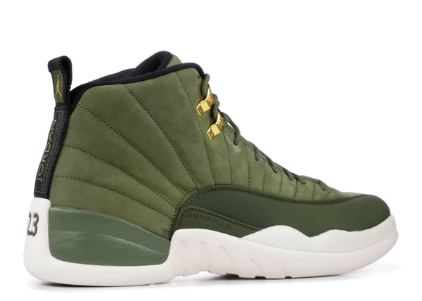 jordan retro 12 olive green