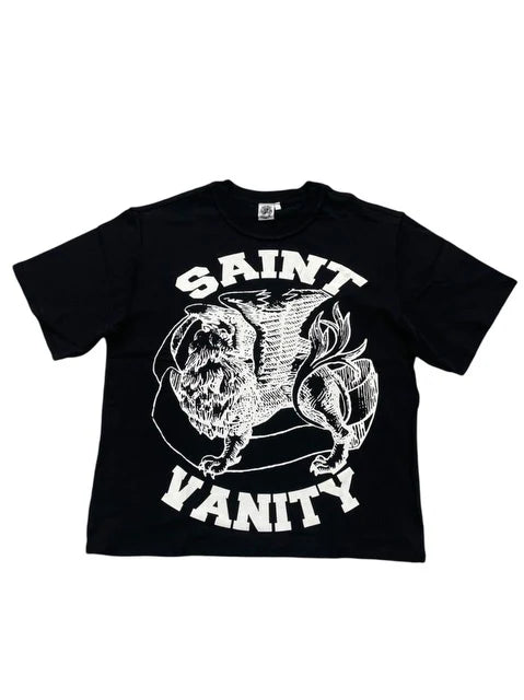 Saint Vanity T Shirt Black and White