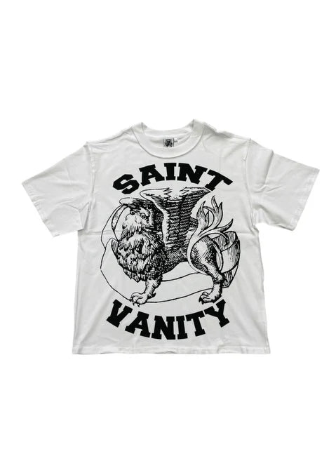 Saint Vanity T Shirt White and Black