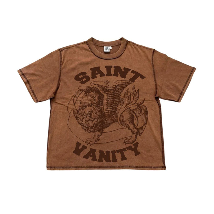 Saint Vanity T Shirt Brown