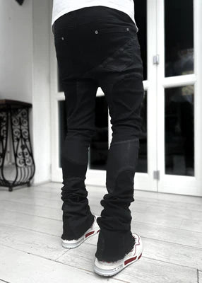 Guapi All Black Wavy Denim