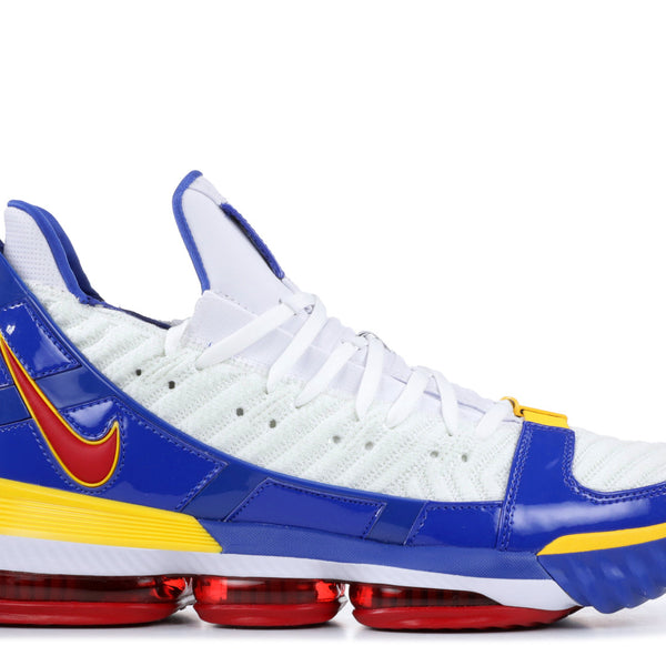 Lebron 16 blue outlet and yellow