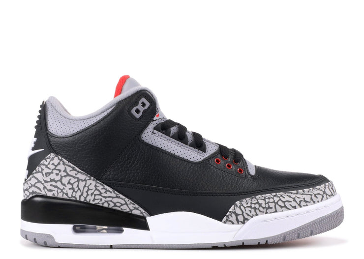 Air Jordan retro 3 Black Cement