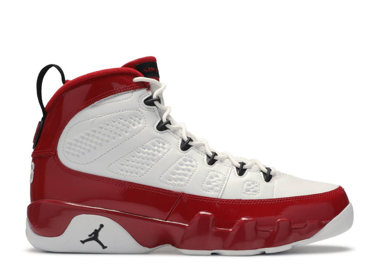 Air Jordan Retro 9 White Gym Red