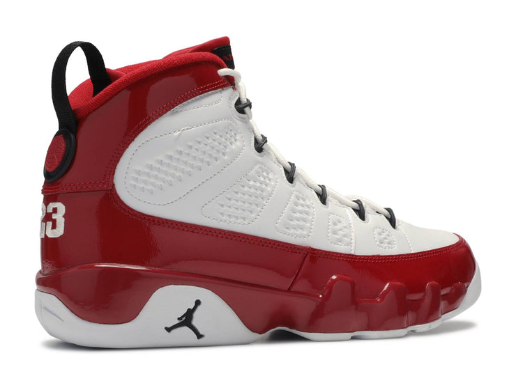 Air Jordan Retro 9 White Gym Red