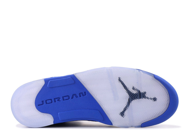 Air Jordan Retro 5 Blue Suede