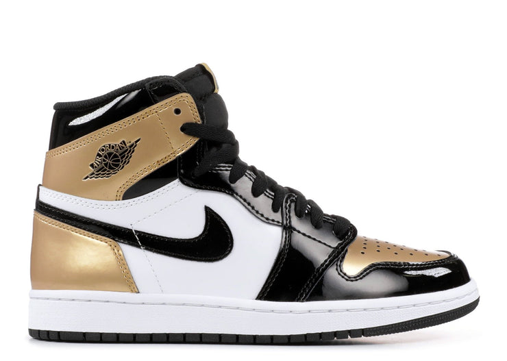 Air Jordan retro 1 Patent Gold Toe