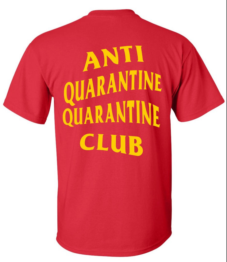 Anti Quarantine Club T-shirt Red