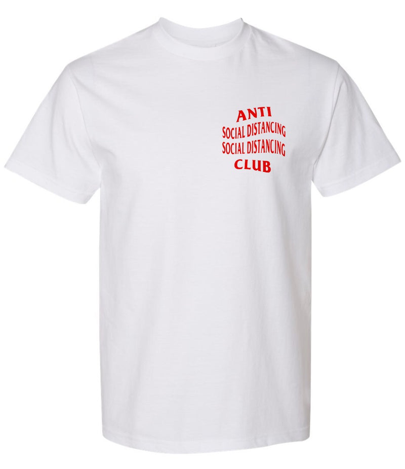 Anti Social Distancing Club T-shirt White