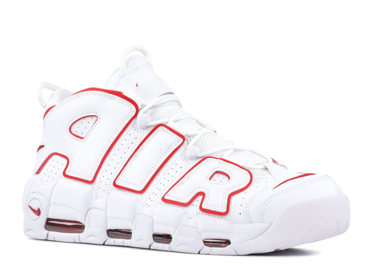 Nike Air More Uptempo Varsity Red Outline