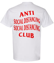 Anti Social Distancing Club T-shirt White