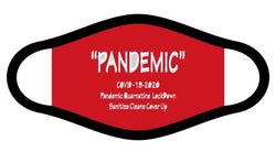 Red “Pandemic” Face Mask