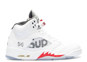 Air Jordan Retro 5 Supreme White