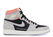 Jordan 1 Retro High Neutral Grey Hyper Crimson