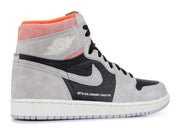 Jordan 1 Retro High Neutral Grey Hyper Crimson