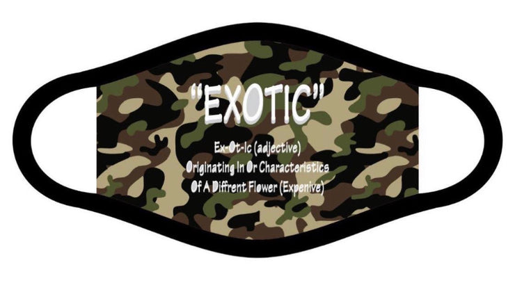 Camo “Exotic” Face Mask